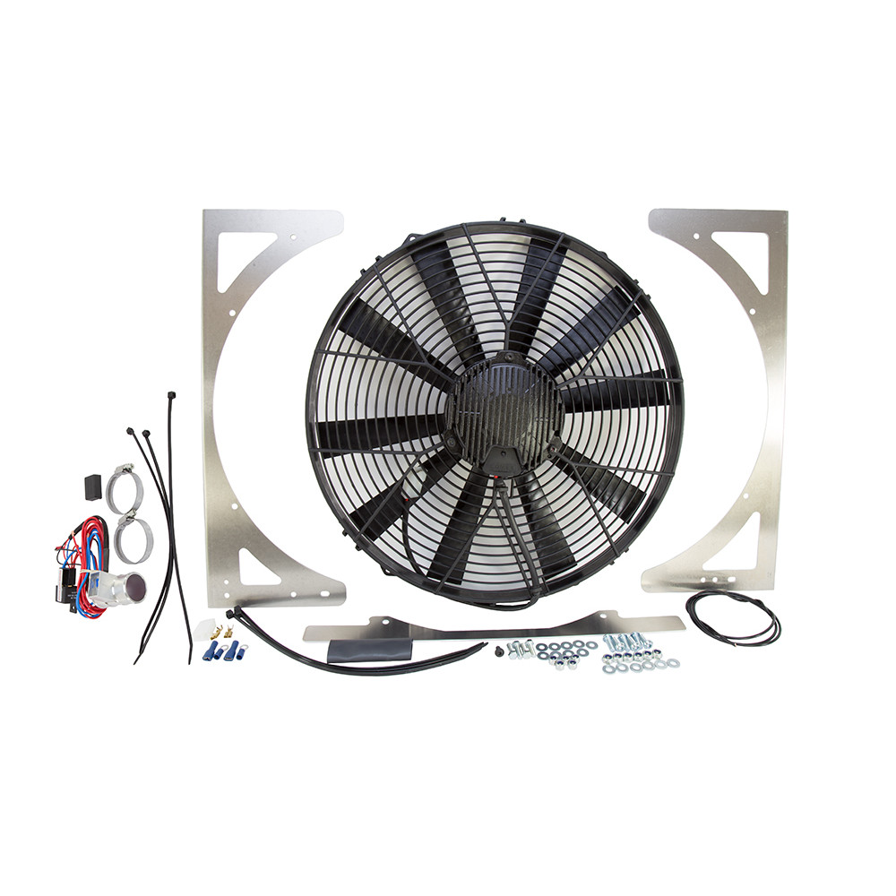 Revotec B-LRD-TDI 15'' Electric Fan Kit suitable for Defender 200TDI &amp; 300TDI vehicles